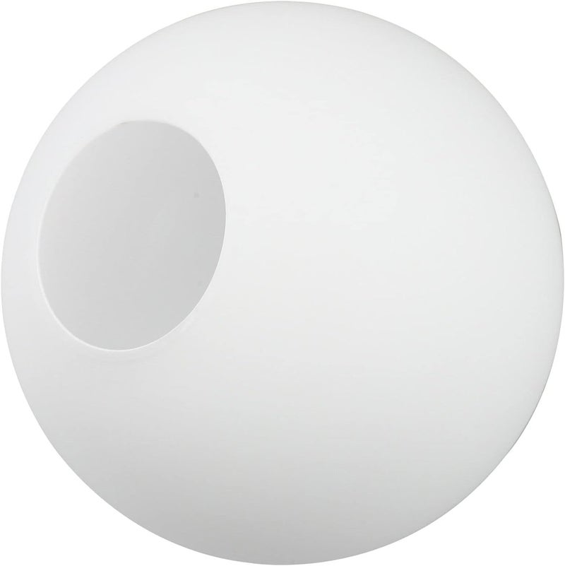 Penzy Modern Globe Light Shade, White Glass Pendant Lamp Cover, Spherical Wall Light Replacement Globe Light Lamp Cover Only(White) - Image 2