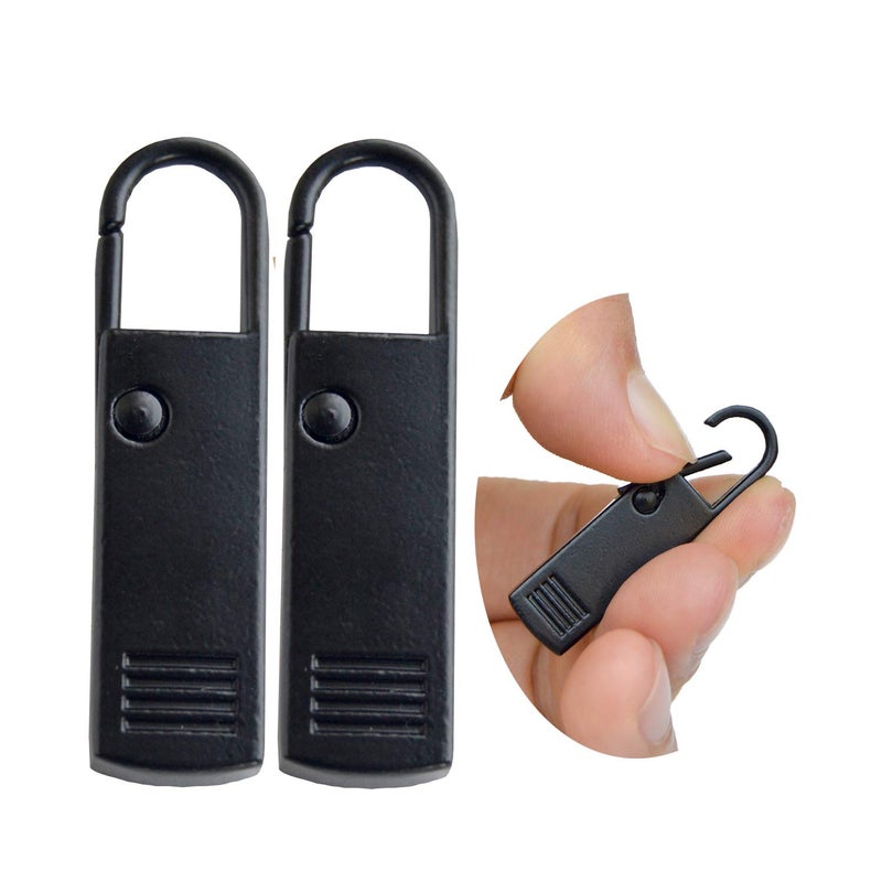 yeezo Zipper Pull Tab Replacement Luggage Backpack Zippers Extender Metal Tag Handle Mender Fixer Repair for Suitcase Bag 