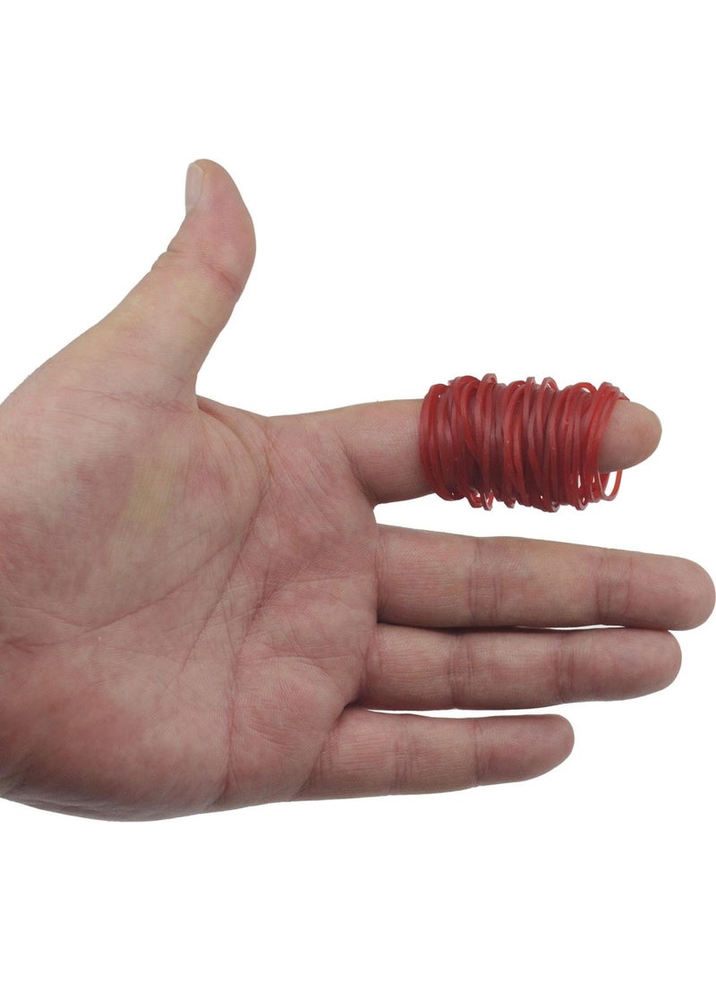 Ekoset 500 Pieces Red Small Packing Elastic 40 mm  - Image 2