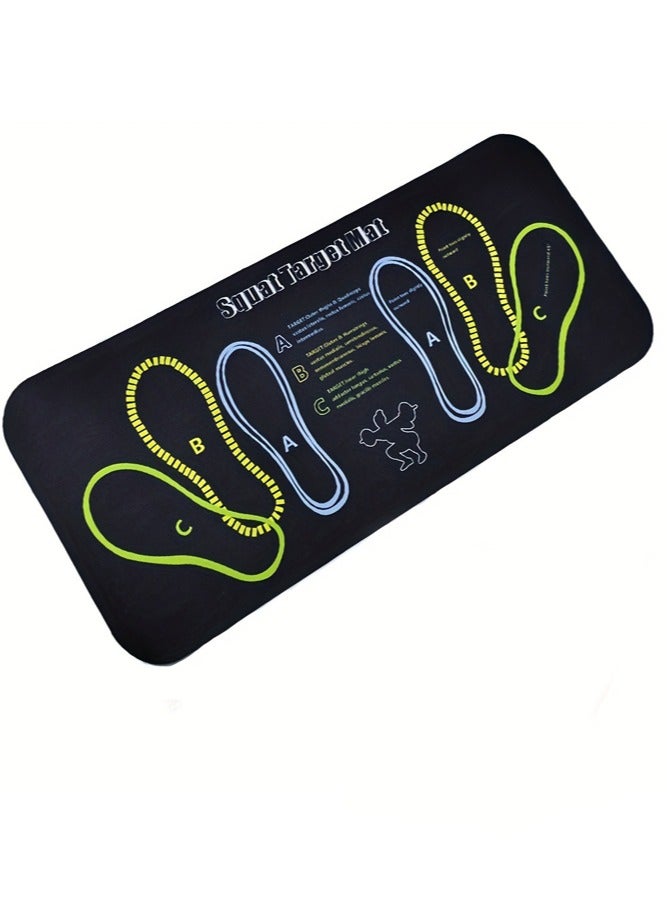 general Training mat for squatting supportive training mat kettlebell weightlifting squats muscle training mat - Image 1