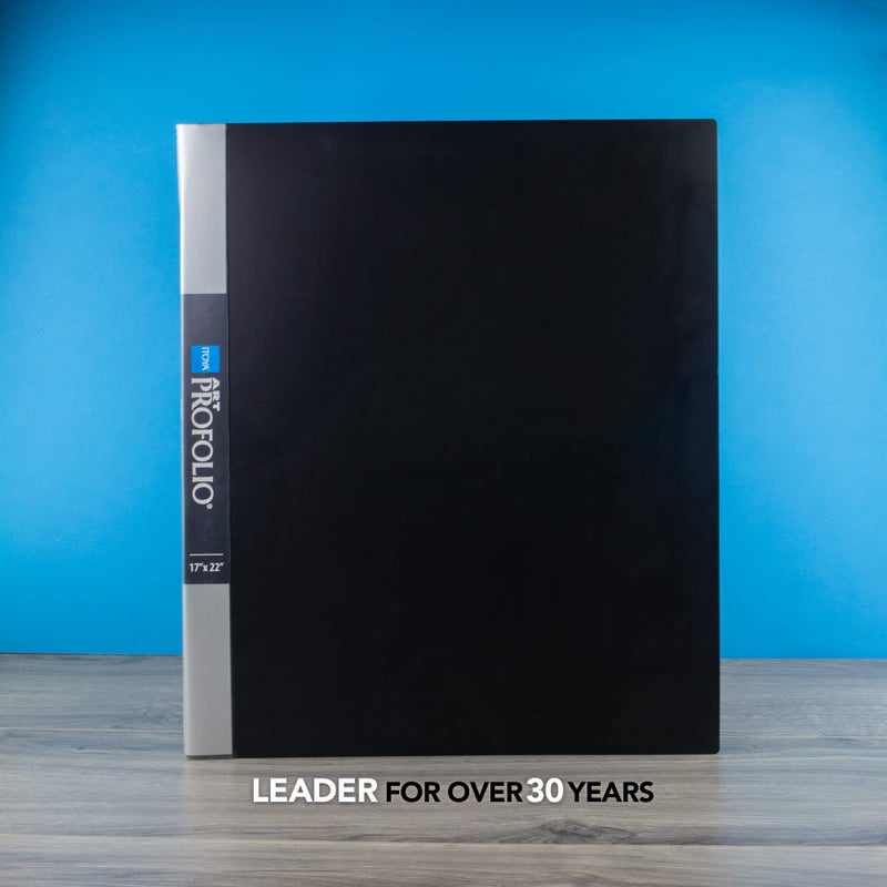 Itoya Original Art ProFolio 17x22 Black Photo Album Book with 48 Pages - Photo Album Art Portfolio Folder for Artwork - Picture Book Portfolio Binder - Presentation Binder Photo Book - Image 2