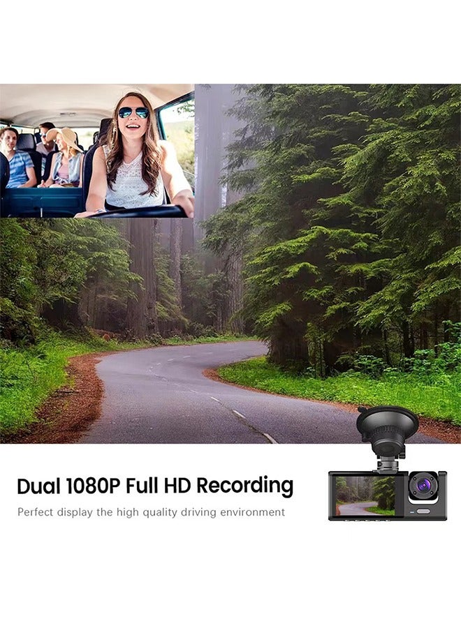 WEMART Smart Dash Cam,dash cam front and rear,dash camera for cars,Dash Camera for Cars,4K/2.5K Full HD Free Wifi / 24-hours Parking Monitor / 140 Degree Wide View Angle - Image 3