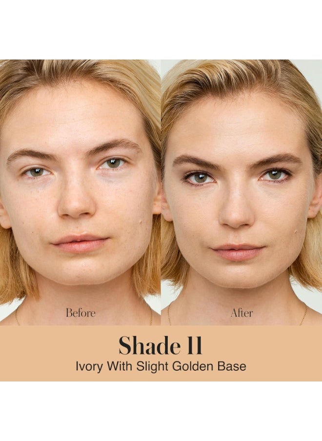 RMS Beauty RMS Beauty UnCoverup Concealer - Cream Concealer for Dark Circles & Under Eyes, Full Coverage Hydrating Concealer, Clean, Cruelty-Free & GMP Certified  - Image 4