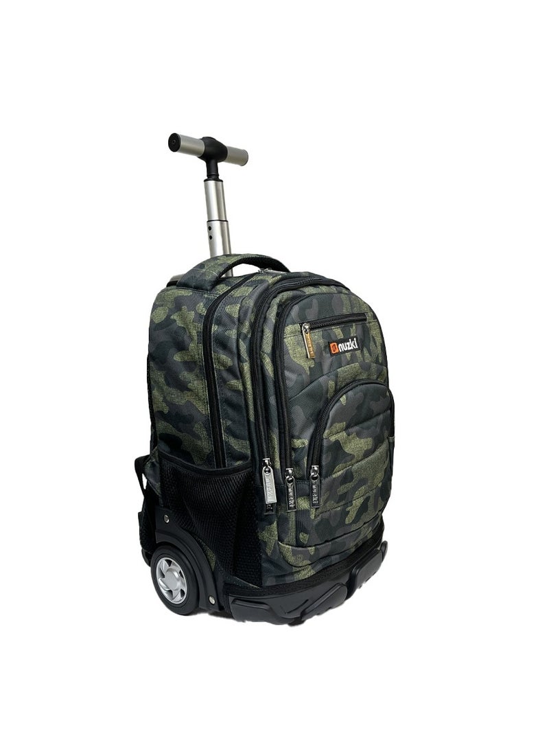 نوزكي حقيبة مدرسية ترولي نوزكي للطلاب - مقاس 16 بوصة - حقيبة متعددة الوظائف بعجلات - مناسبة للأولاد والبنات - Image 5