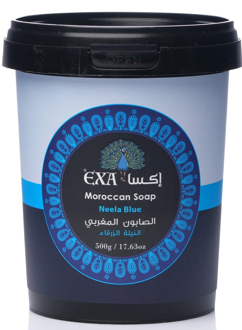 Moroccan Soap Neela Blue 500 g
