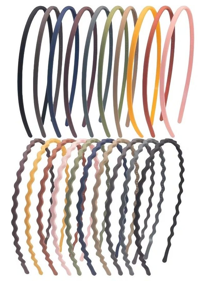 EPARTY مجموعة ربطات شعر إي بارتي مكونة من 12 قطعة للرجال والنساء (6 ربطات متعرجة + 6 ربطات سادة) | حلقات شعر بلاستيكية سوداء مانعة للانزلاق | ربطات شعر مموجة على شكل أسنان القرش وربطات رفيعة مناسبة للرياضة، والنادي الرياضي، وغسل الوجه، والاستخدام اليومي - Image 1