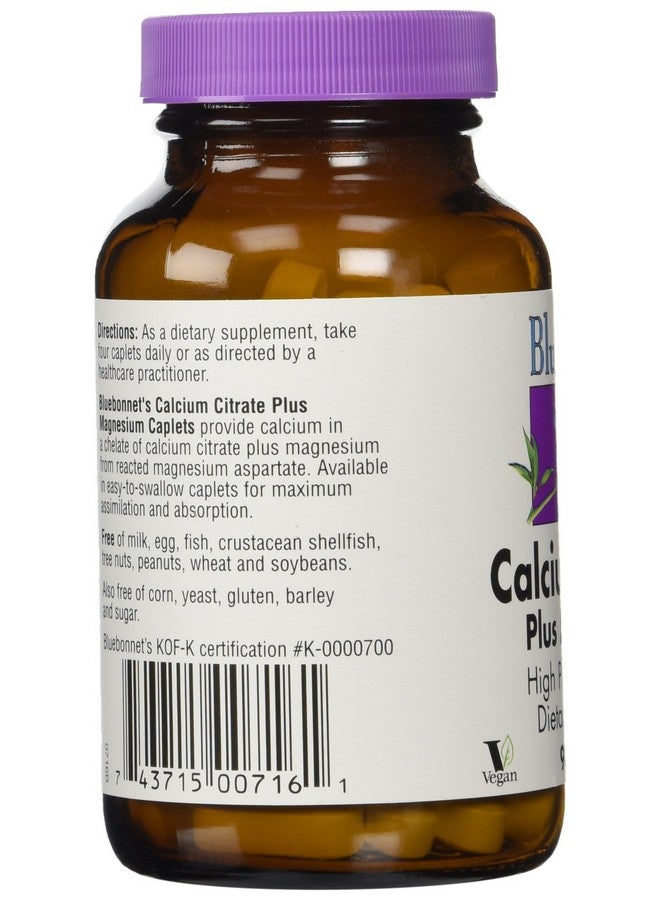 Bluebonnet Calcium Citrate Plus Magnesium Caplets 90 Count - Image 5