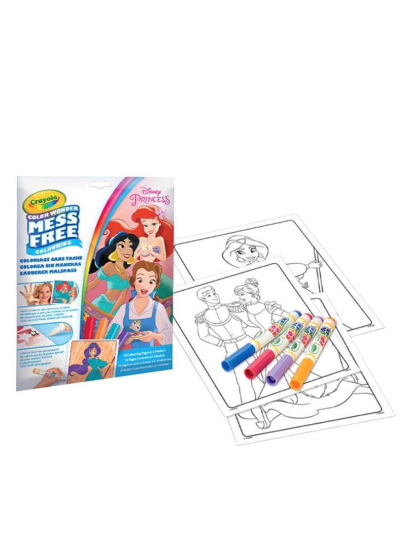 كرايولا كتاب تلوين أميرة ديزني مع أقلام تلوين - Image 2
