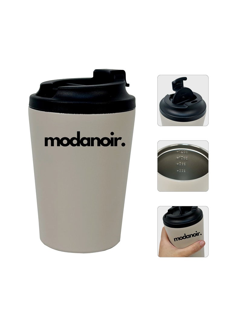 MODANOIR Modanoir Travel Coffee Mug Stainless Steel Vacuum Ice and Hot Drinks Insulated Tumbler for Home Office Outdoor Works  - Image 3