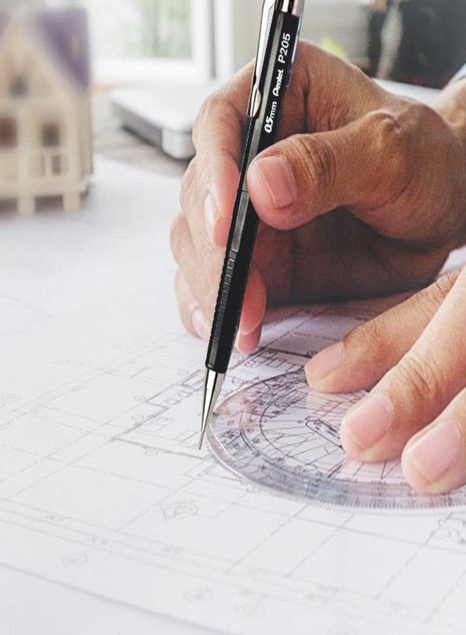 بنتل قلم رصاص أوتوماتيكي Pentel P209، سن 0.9 مم، لون أصفر - Image 2