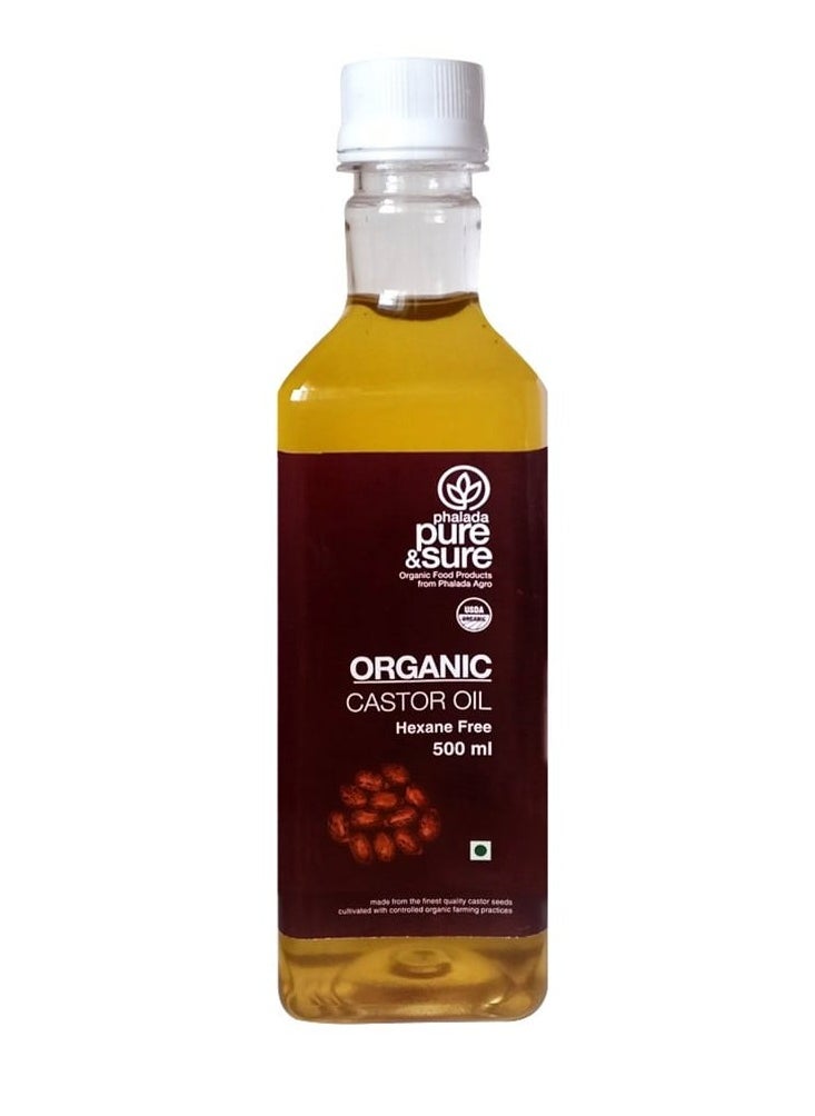 Pure & Sure Pure And Sure Organic Castor Oil 500 Ml 
