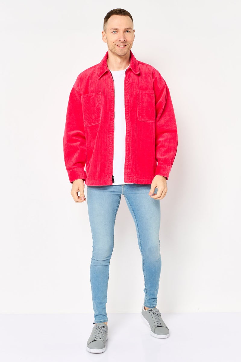 Levi's قميص سترة كوردروي للرجال، فوشيا - Image 2