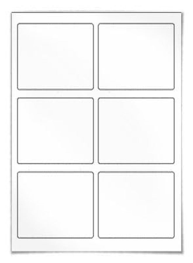 Sehgal Store Easy Ship Sticky Paper A4 Size ST 6 Label Sheets – Easy-Peel, Multipurpose Labels for Mailing and Filing, Perfect for Organizing, Shipping, and Office Use Pack of (100) - Image 2