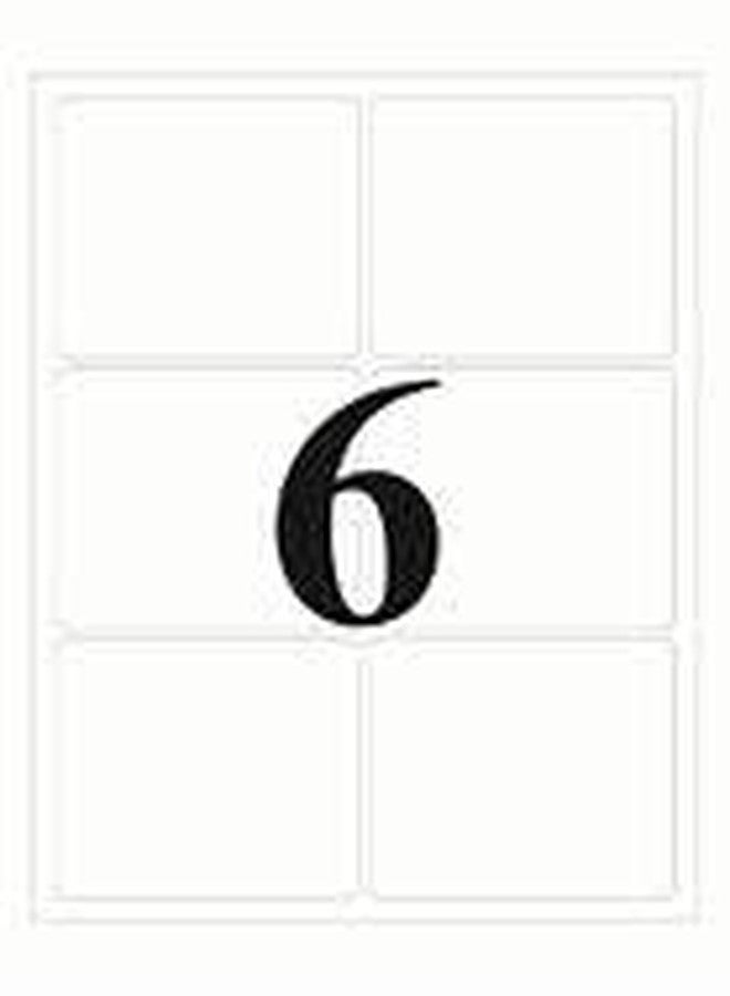 Sehgal Store Easy Ship Sticky Paper A4 Size ST 6 Label Sheets – Easy-Peel, Multipurpose Labels for Mailing and Filing, Perfect for Organizing, Shipping, and Office Use Pack of (100) - Image 1