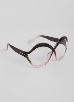 Haute Sauce The Ombre Twist Oversized Sunglasses - Midnight Black  - Image 5