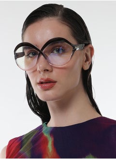 Haute Sauce The Ombre Twist Oversized Sunglasses - Midnight Black  - Image 2