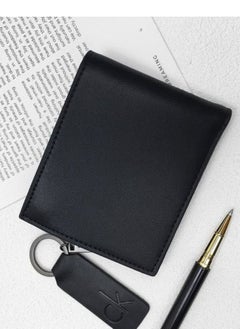 CALVIN KLEIN JEANS PLUS Calvin Klein Black Leather Wallet-Keychain Set For Men  - Image 5