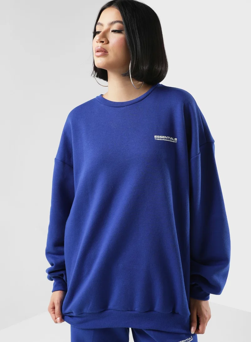 The Giving Movement Regular Logo Sweatshirt