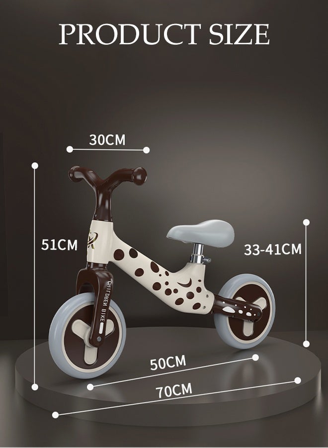 DUNISO دراجة توازن للأطفال، دراجة تدريب بدون دواسات، دراجة خفيفة الوزن للأطفال مع مقاعد قابلة للتعديل، للأطفال من عمر 2 إلى 5 سنوات - Image 2