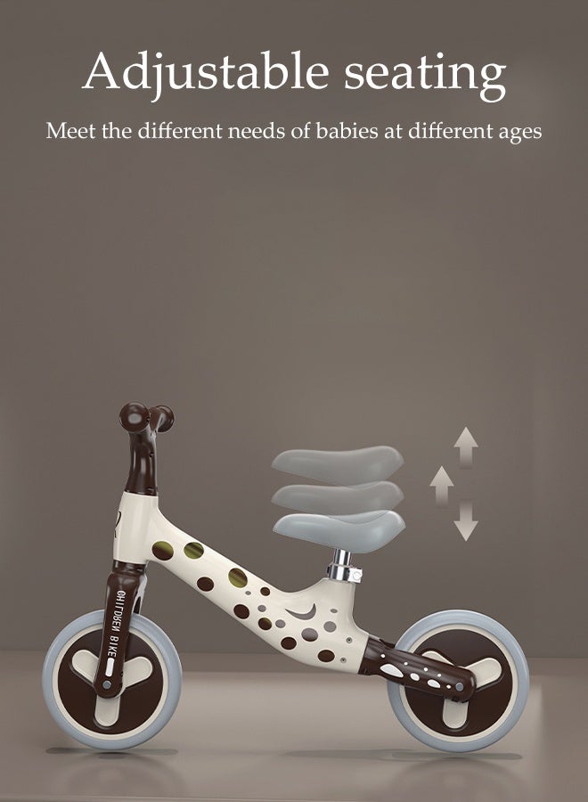 DUNISO دراجة توازن للأطفال، دراجة تدريب بدون دواسات، دراجة خفيفة الوزن للأطفال مع مقاعد قابلة للتعديل، للأطفال من عمر 2 إلى 5 سنوات - Image 4