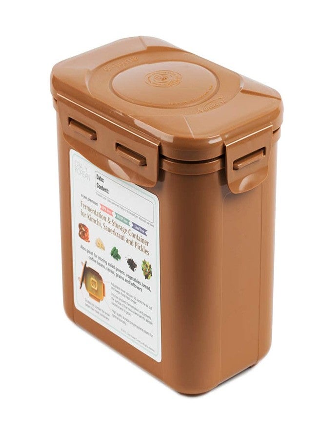 Crazy Korean Cooking Authentic Crazy Korean Cooking Kimchi Container 0.9 Gal (3.4L) 2 PACK - Image 3