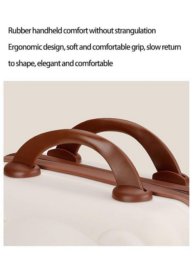 Ncry Mini Suitcase Hard Makeup Case Travel Case Toiletries Women Cartoon Travel Suitcase Storage Bag Cosmetic Case Box Beauty Makeup Case Bag with Lock System - Image 4