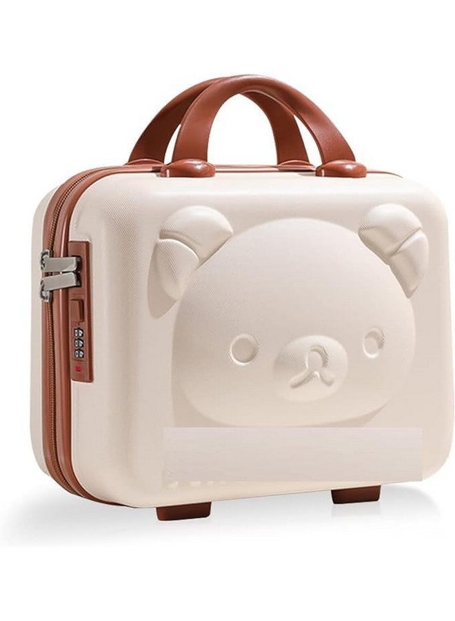 Ncry Mini Suitcase Hard Makeup Case Travel Case Toiletries Women Cartoon Travel Suitcase Storage Bag Cosmetic Case Box Beauty Makeup Case Bag with Lock System - Image 1