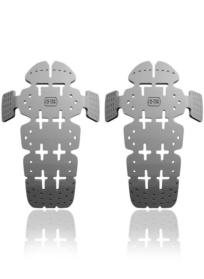 M-Tac Knee Pad Inserts for Men (2 PCs) - A Pair of Knee Pads for Construction and Tactical Pants - One Size Adjustable with EVA Memory Foam (Grey) - Image 1