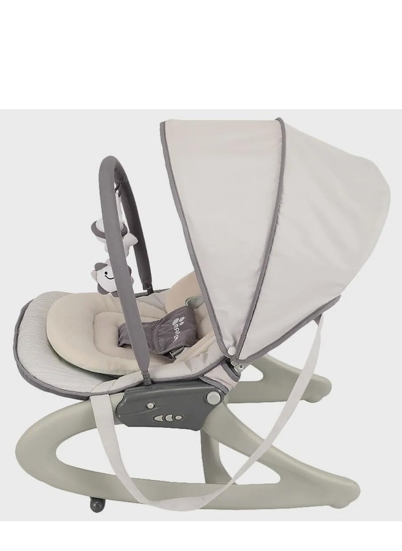 Mamalove Mamalove Rocker Baby Rocking Chair With Adjustable Canopy And Toys GR40C (Grey)  - Image 4