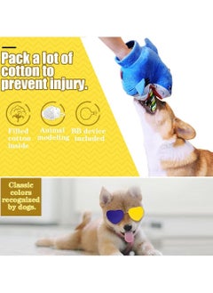KASTWAVE Squeaky Plush Dog Toy,Funny Stuffed Dog Rope Toy for Small Medium Dogs,Cute Puppy Teething Chew Toy for Interactive Training,Durable Dog Tug Toy for Boredom and Stress,Soft Shark Pet Toy with Squeaker  - Image 5