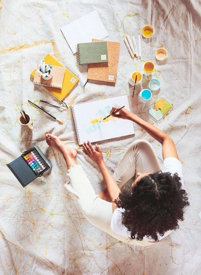 Typo Black Spiral Notebook Classic Design