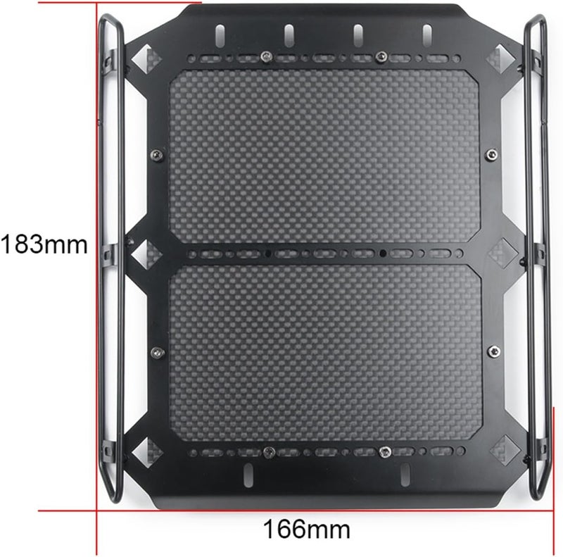 Yurefax Luggage Carrier Roof Rack for 1/10 RC Crawler Car - Image 2