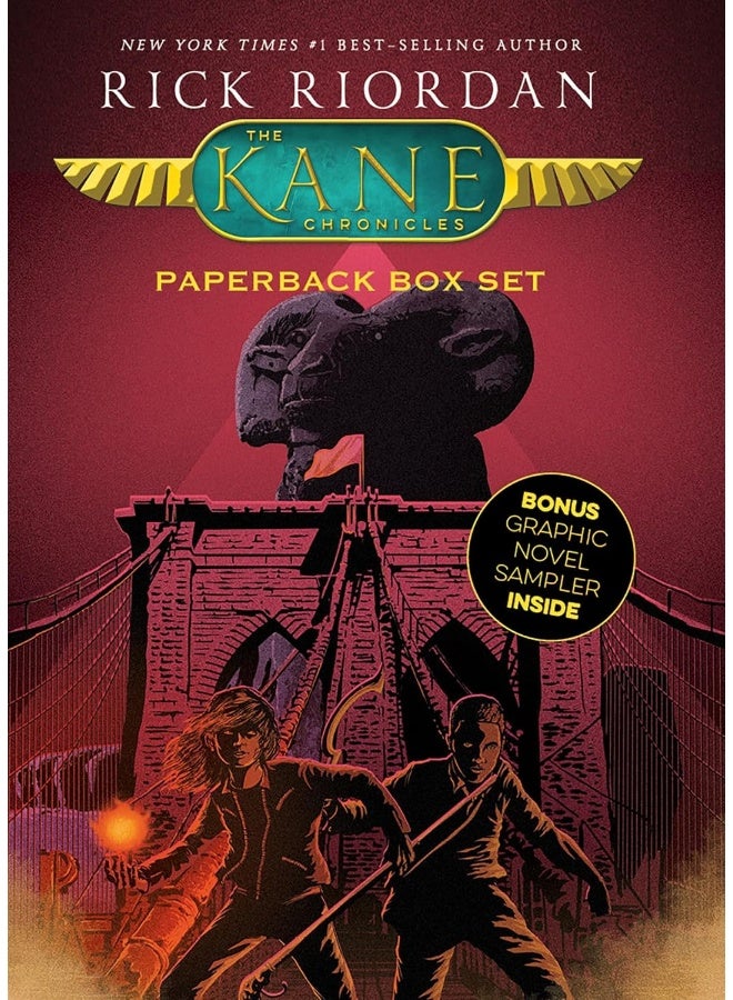 Kane Chronicles, the Paperback Box Set (the Chronicles with Graphic Novel Sampler)  - Image 1