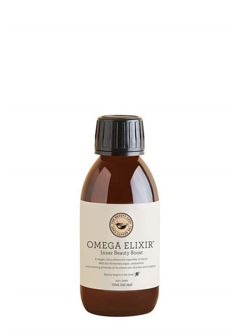 OMEGA ELIXIR Inner Beauty Boost (5oz, 150ml) | Vegan, Plant-Based Oil Blend to Quench Dry Skin | With Omega 3, 6, 7, 9 Oils