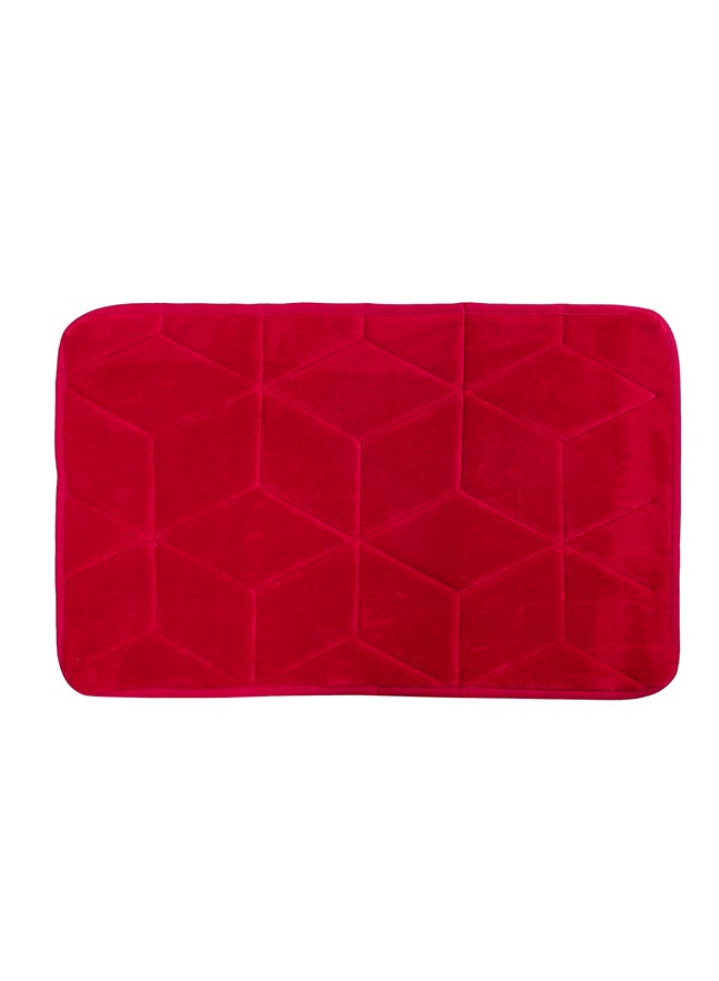 Status Contract Anti Slip Mat for Bathroom Floor | 16"x24" Memory Foam Bathroom Mats | Machine Washable Bathroom Anti Skid Mats for Bathing Area & Shower |(Dark Red), Rectangular - Image 2