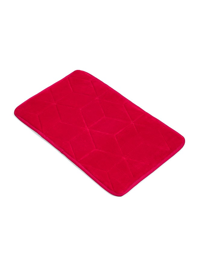 Status Contract Anti Slip Mat for Bathroom Floor | 16"x24" Memory Foam Bathroom Mats | Machine Washable Bathroom Anti Skid Mats for Bathing Area & Shower |(Dark Red), Rectangular - Image 3