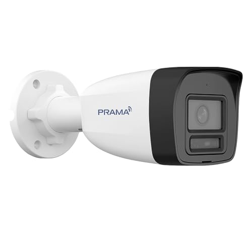Prama PT-NC120D3-N(D2) 2MP Fixed Bullet Network Camera | Full HD 1080P | IR Night Vision 30m | Inbuilt Audio | Included PVC Stickers - Image 1