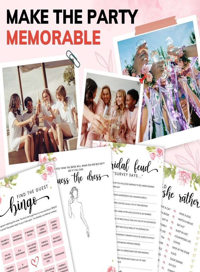 STOFINITY Hilarious Bridal Shower Games 25 Guests - Set of 4 Wedding Shower Games for Reception, Fun Guess The Dress Bingo Game, Bridal Party Game for Bridal Shower Decorations (5"x7") - Image 5