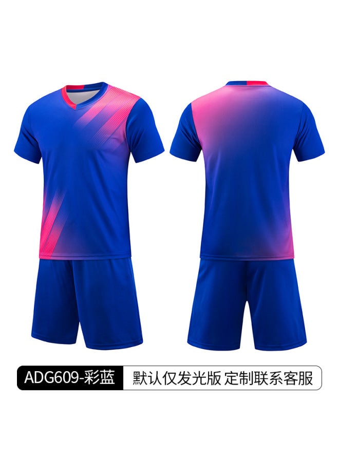 Children's Football Game Training Suit Youth Team Uniform Set Toddler Soccer Jerseys Outfit Quick Dry Soccer Suit