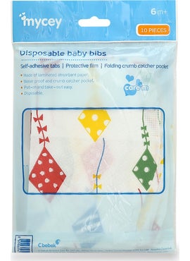 Mycey Disposable Baby Bib - 30 Pieces 3 x 10 cm  - Image 3