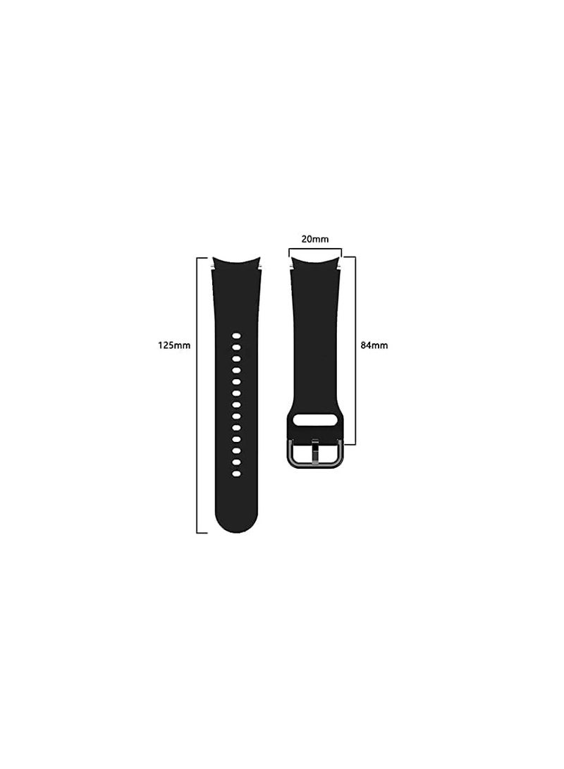 Dado Silicone Replacement Band Compatible With Samsung Galaxy Watch 6 Classic Special Silicone No Gap  - Image 4
