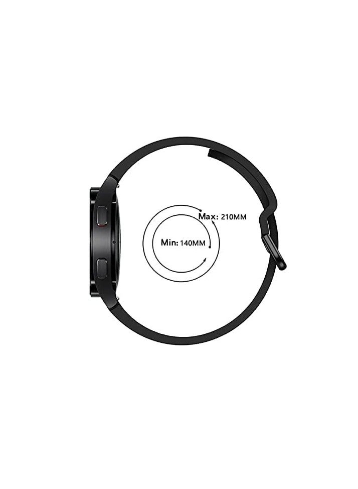Dado Silicone Replacement Band Compatible With Samsung Galaxy Watch 6 Classic Special Silicone No Gap  - Image 5