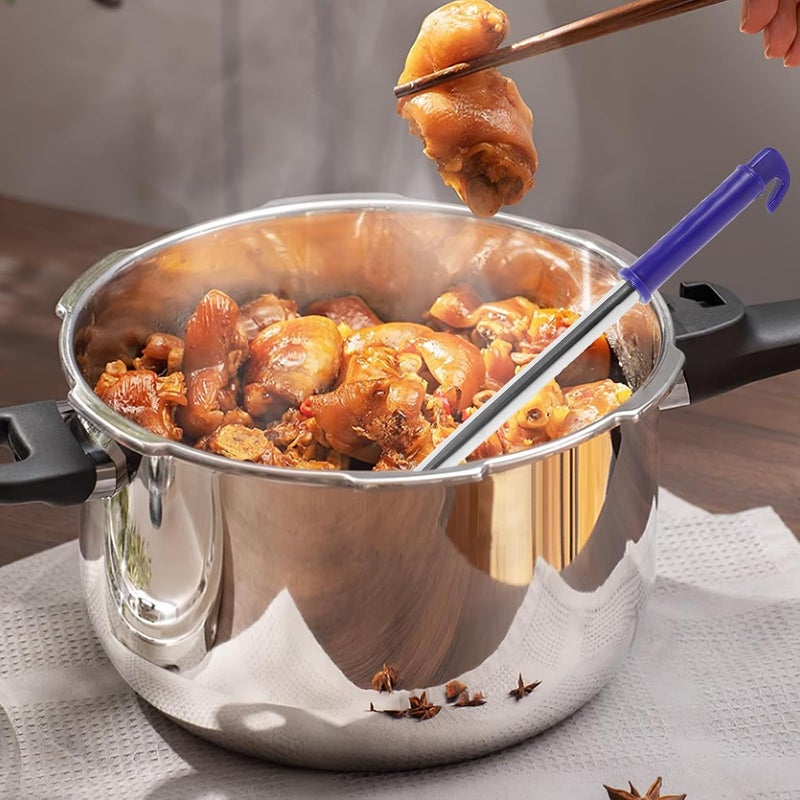Garneck Stainless Steel Water Scoop with Hook, 15" Long Handle Deep Ladle Dipper, Multipurpose Kitchen and Household Soup Ladle, Wear-resistant Metal Spoon for Bath and Cooking Use - Image 5