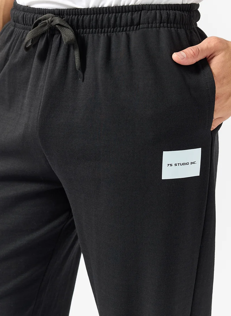 Seventy Five  Graphic Design Oversized Joggers for Men | Best Price UAE