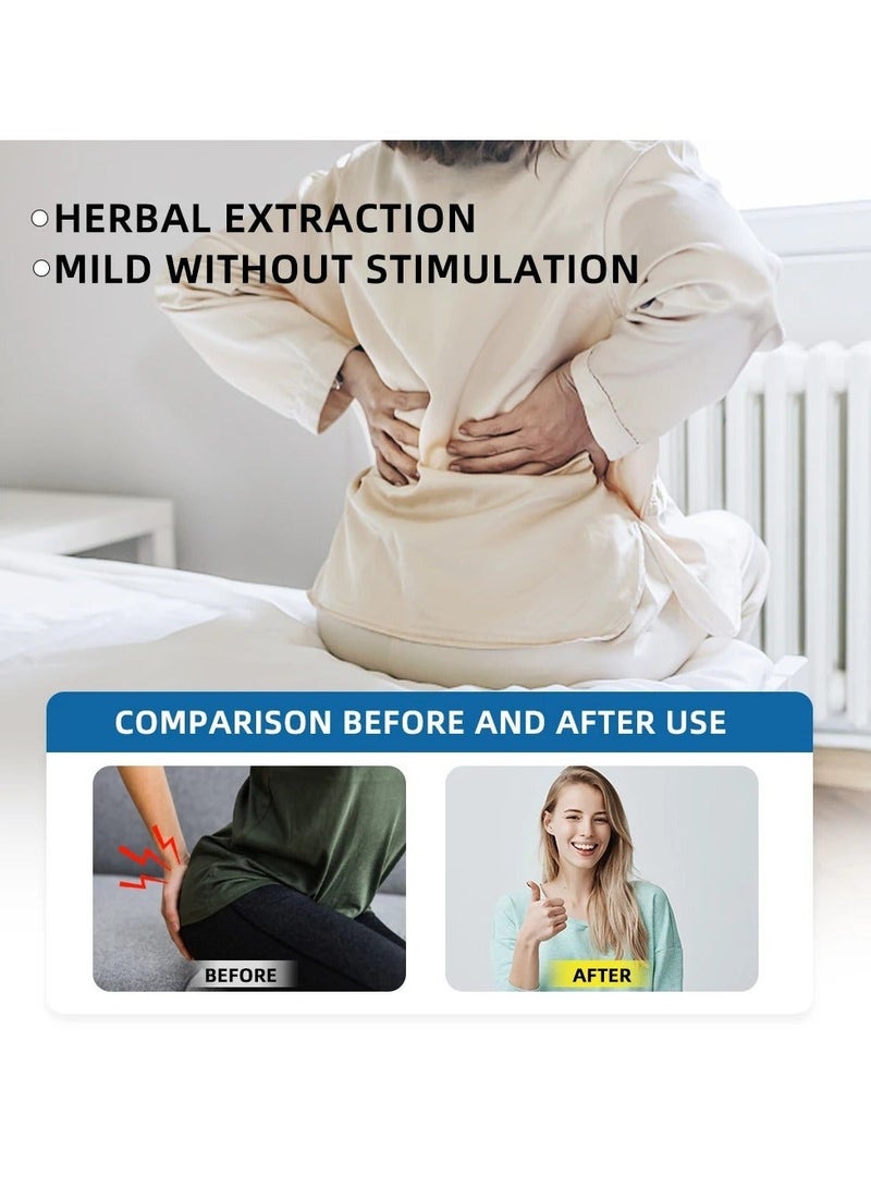 Sumifun Sciatic Nerve Pain Relief Cream, Lumbar Disc Sciatic Pain Relief Ointment, Non Irritating Hip Joint Orthopedic Ache Plaster, Sciatic Pain Relief Plaster For Leg Numbness Piriformis Ache - Image 4