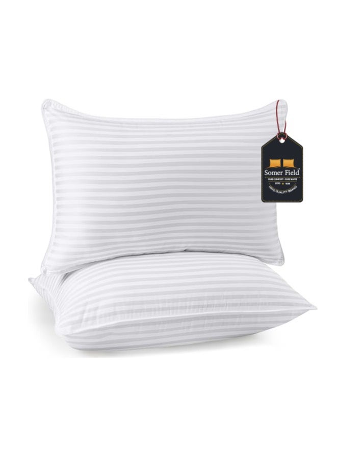 Somerfield Somer Field - Comfortable Fiber Filled Pillow - 2Pcs Set - 50x75cm - SPECIAL BUNDLE OFFER PACK 