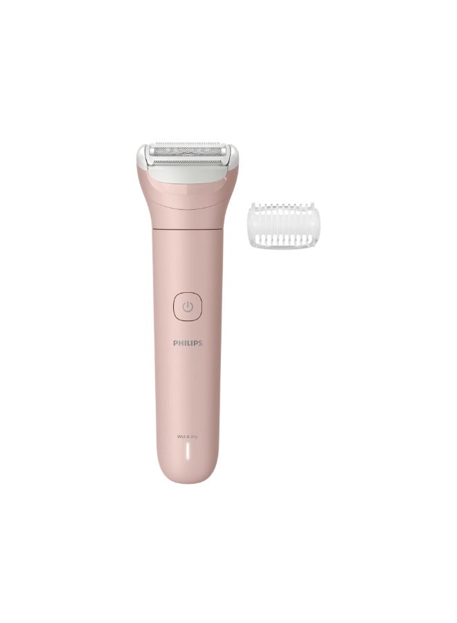 Philips Lady Shaver Series 6000 Cordless Shaver, Wet And Dry Rose Pink - Image 1