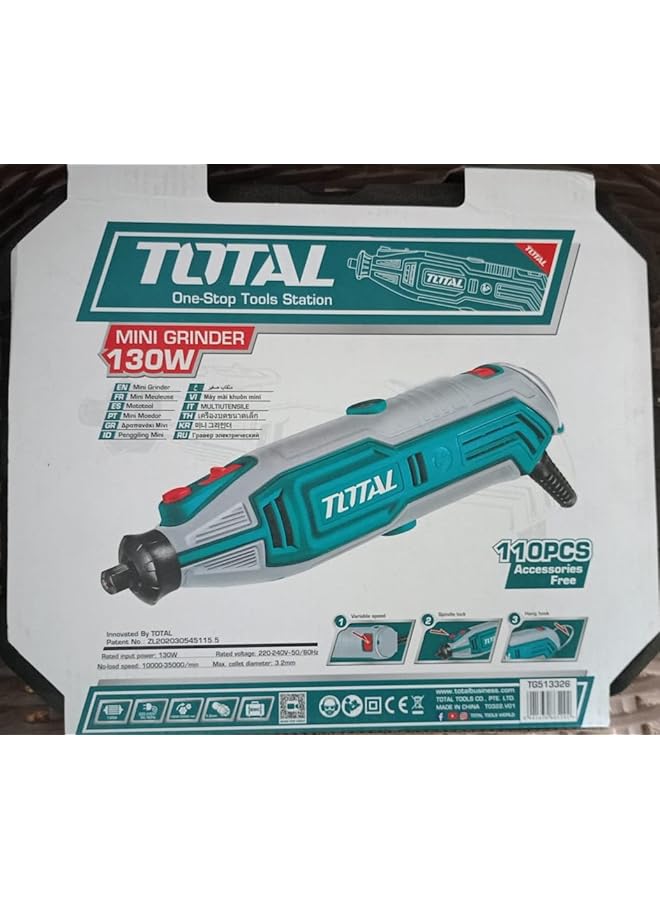 Total Tools Mini Grinder Tg513326