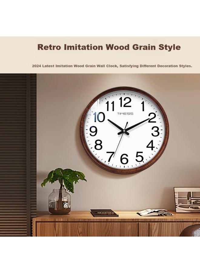 Timess Wall Clock, Living Room Simple Home Creative Fashion Clock, Wall-mounted Quartz Clock, 46cm + 18 Inches - Image 4
