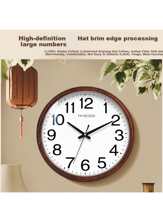 Timess Wall Clock, Living Room Simple Home Creative Fashion Clock, Wall-mounted Quartz Clock, 46cm + 18 Inches - Image 5